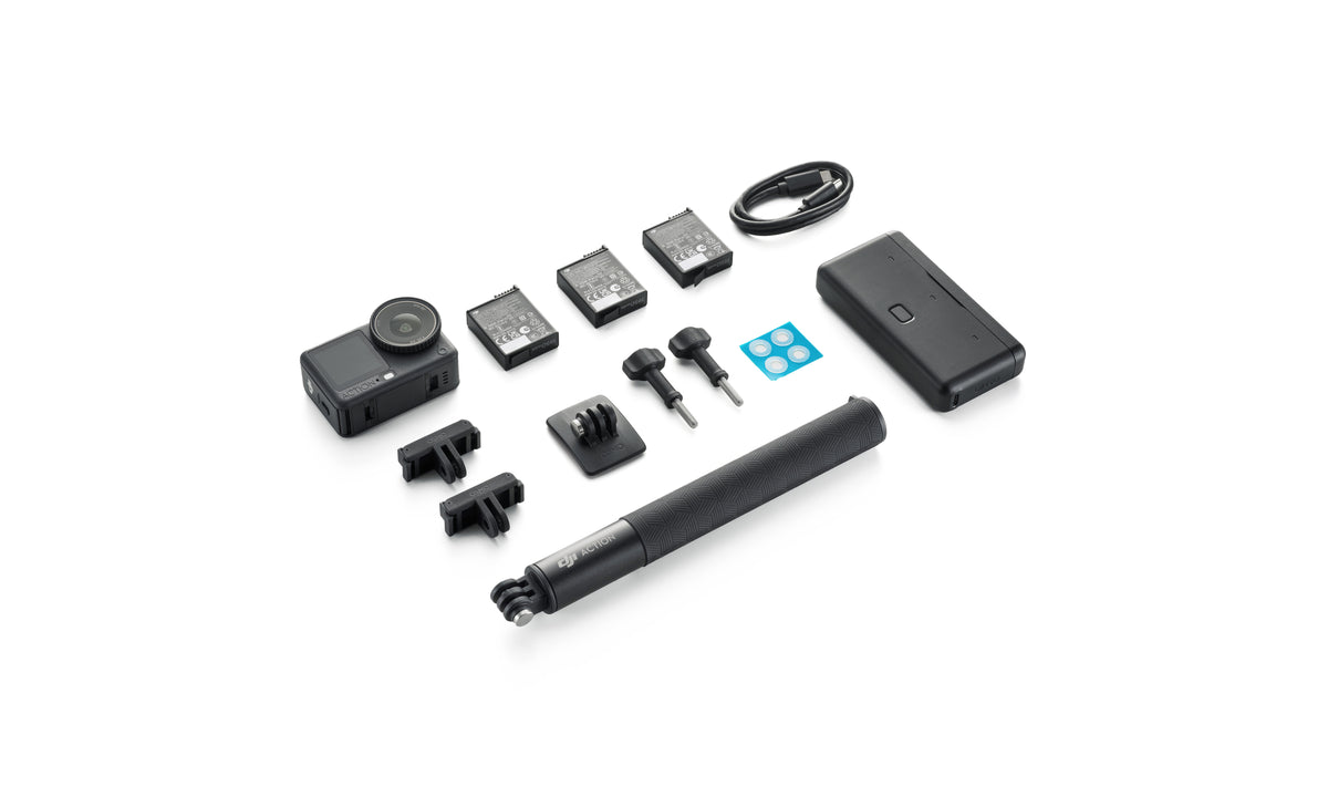DJI Osmo Action 6 - Contenido de la caja y accesorios incluidos