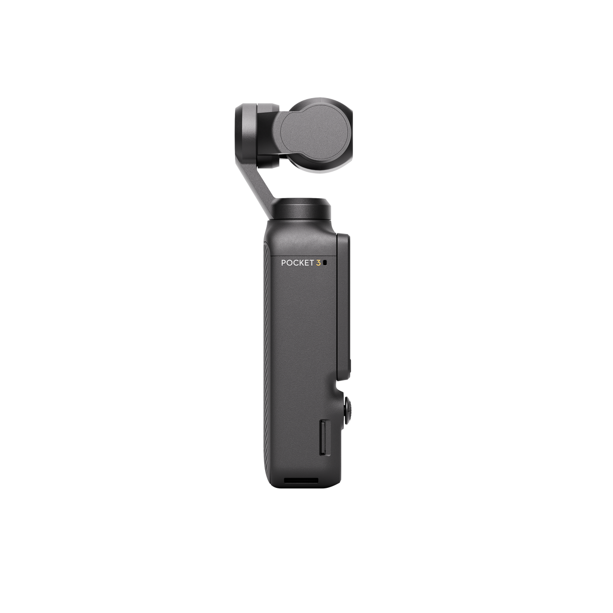 DJI Osmo Pocket 3 - Vista lateral de la cámara de bolsillo