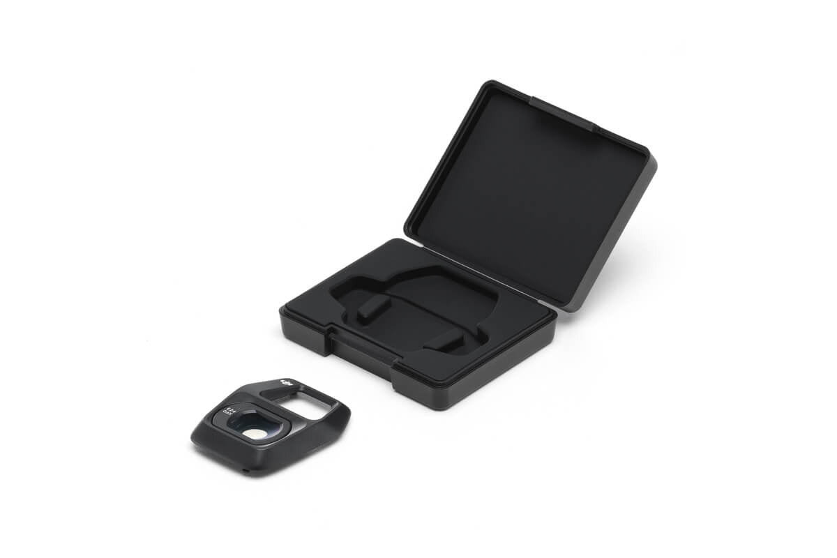 DJI Air 3S Wide-Angle Lens - Detalle de la lente y la montura