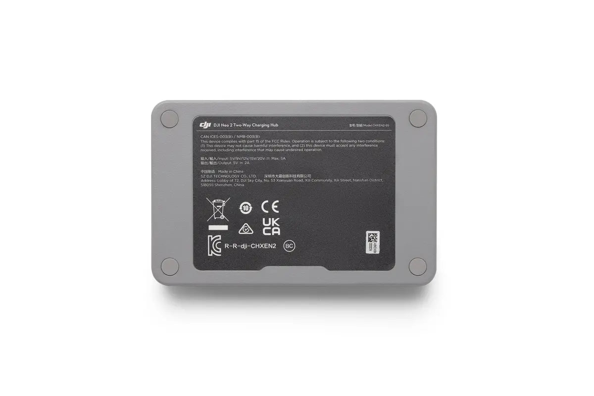 DJI Neo 2 Two-Way Charging Hub - Vista trasera