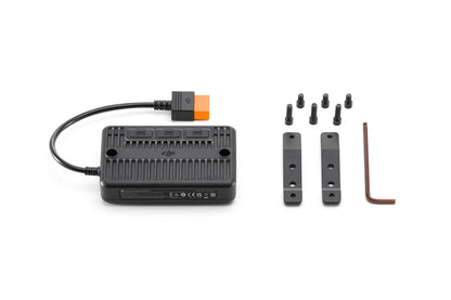 DJI Power módulo adaptador de panel solar (MPPT) - Detalle del puerto XT60 y circuito MPPT
