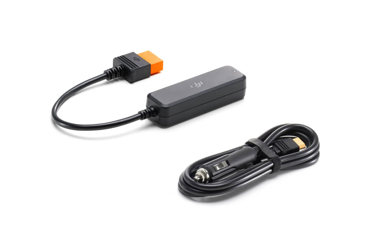 DJI Power coche de carga de enchufe al cable de carga SDC(12V/24V) - Cable Oficial para Encendedor de Auto