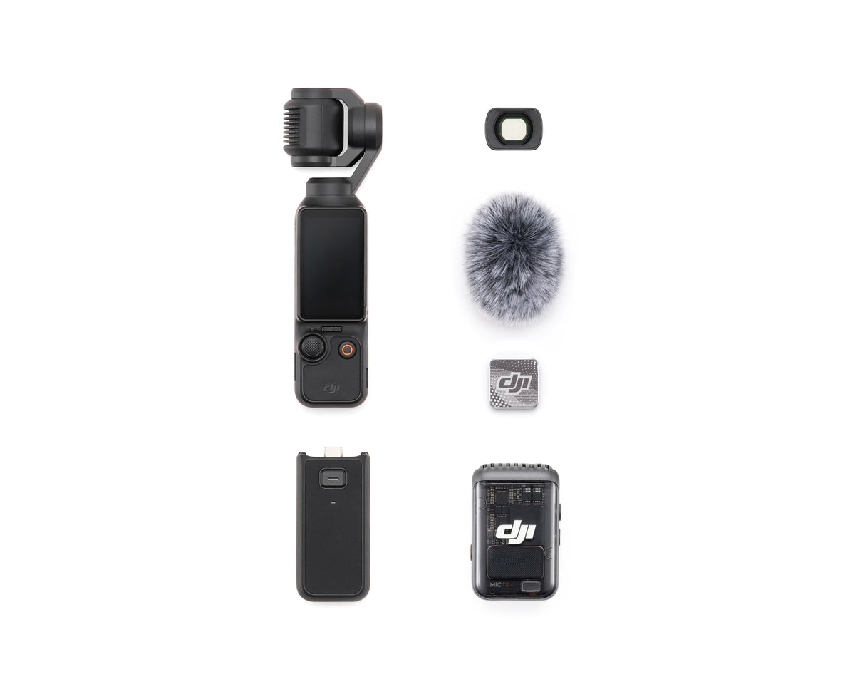 DJI Osmo Pocket 3 - Cámara de bolsillo con estabilización mecánica de 3 ejes