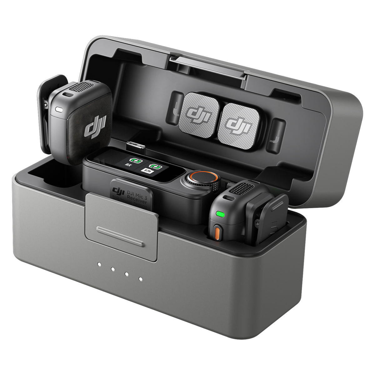 DJI Mic 3 - Sistema de micrófono inalámbrico para grabación de audio