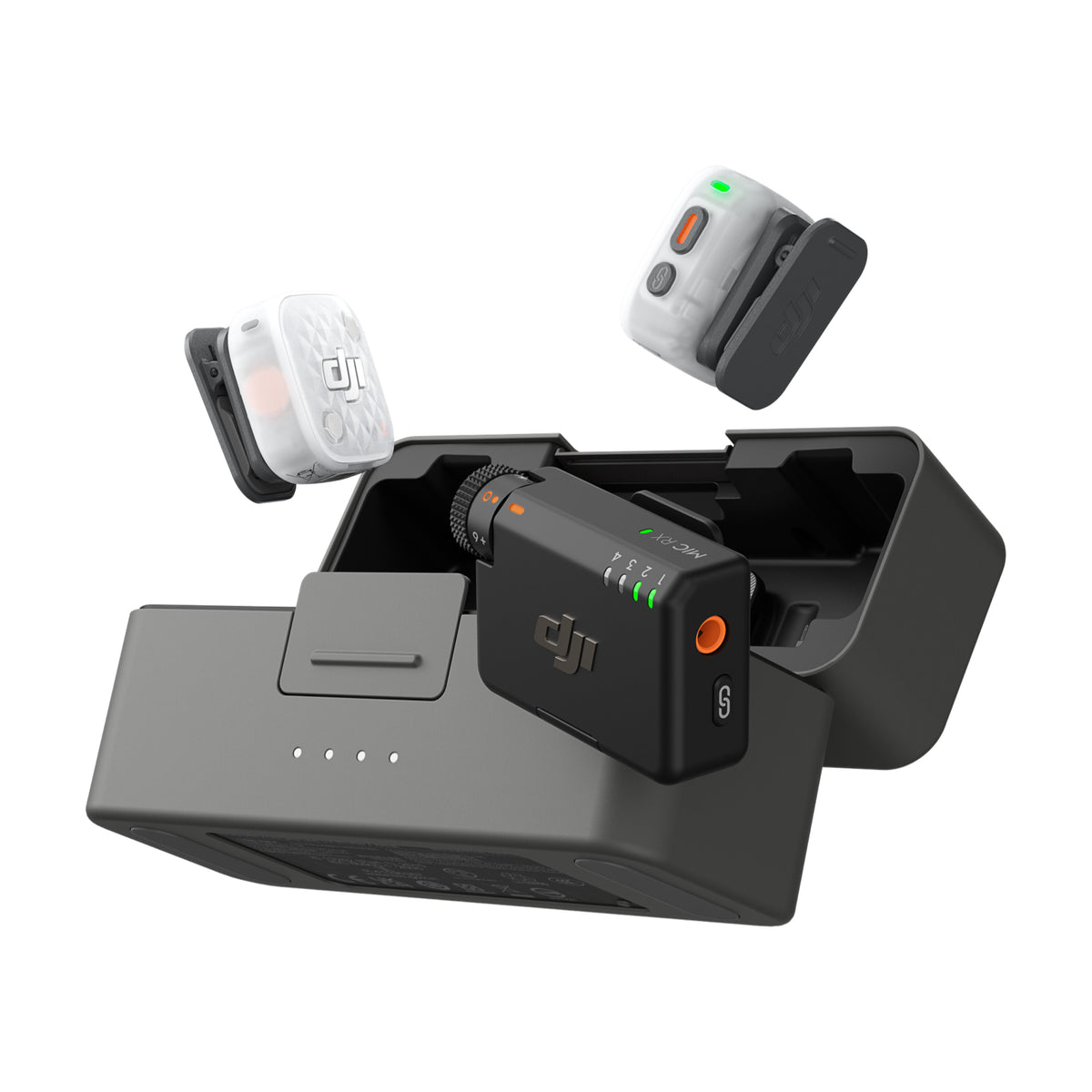 DJI Mic Mini 2S - Sistema de micrófono inalámbrico con 2 transmisores y 1 receptor