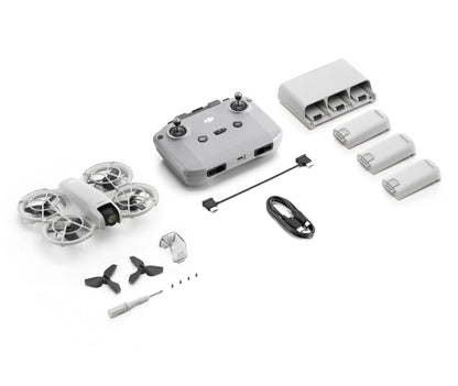 DJI Neo Fly More Combo - Contenido de la caja y accesorios incluidos