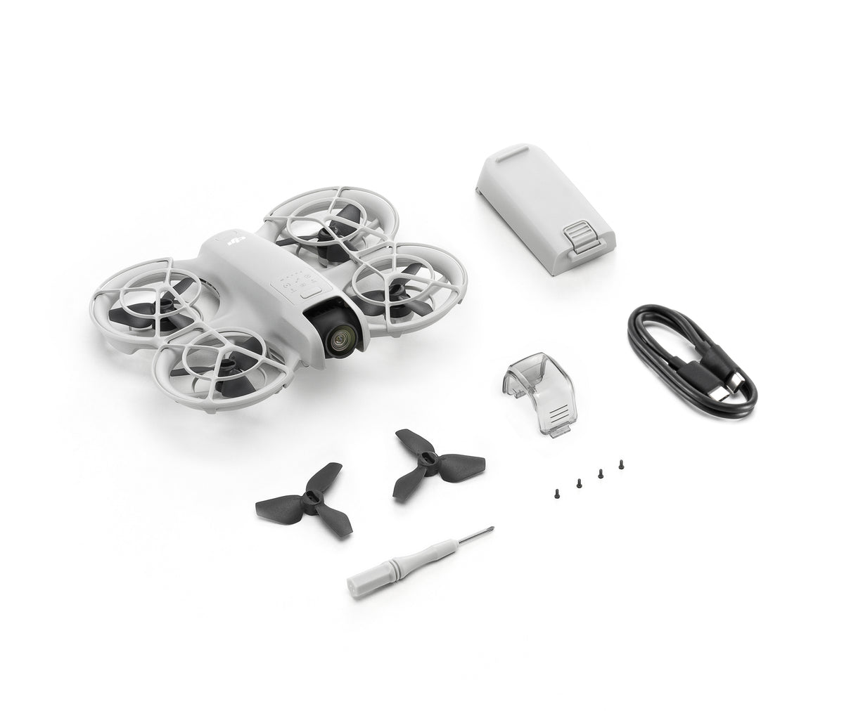 DJI Neo - Contenido de la caja y accesorios incluidos
