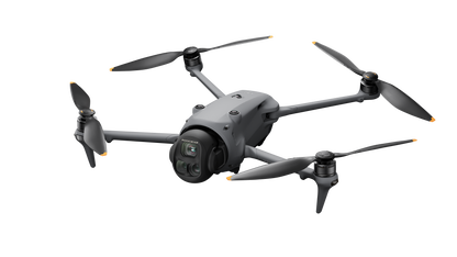 DJI Mavic 4 Pro - Vista lateral del dron