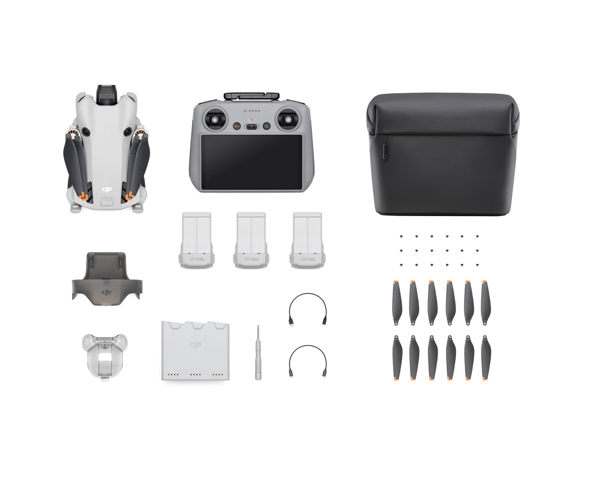 DJI Mini 4 Pro Fly More Combo - Contenido de la caja y accesorios incluidos