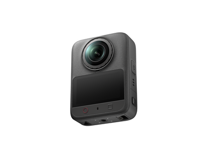 Vista inferior lateral izquierda de la cámara DJI Osmo 360 II