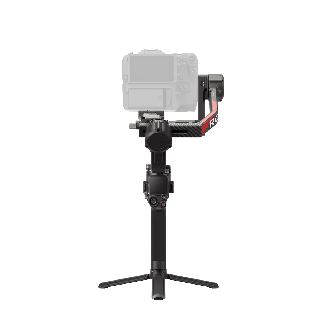 DJI RS 4 Pro - Vista trasera del estabilizador para cámaras