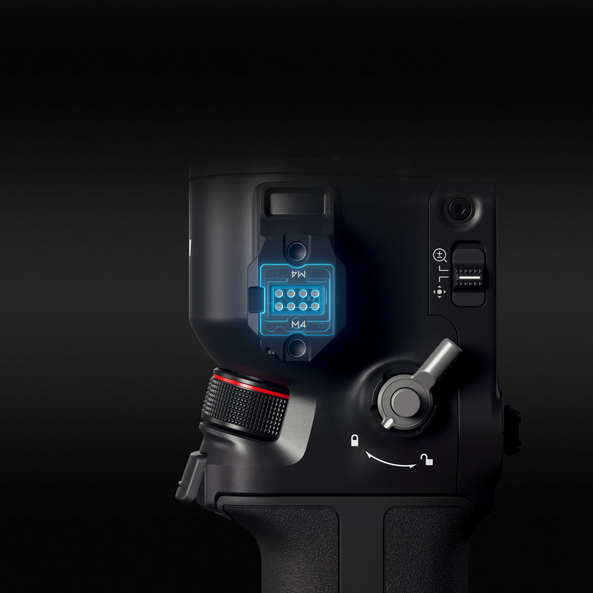 DJI RS 4 - Estabilización de imagen y funciones de control para cámaras
