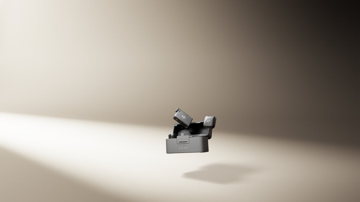 DJI Mic Mini - Sistema de micrófono inalámbrico con 2 transmisores y 1 receptor