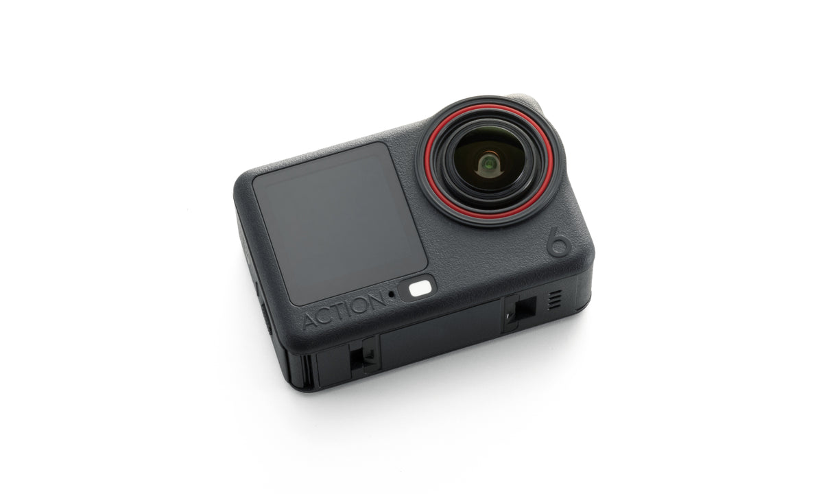 DJI Osmo Action 6 - Vista superior de la cámara de acción