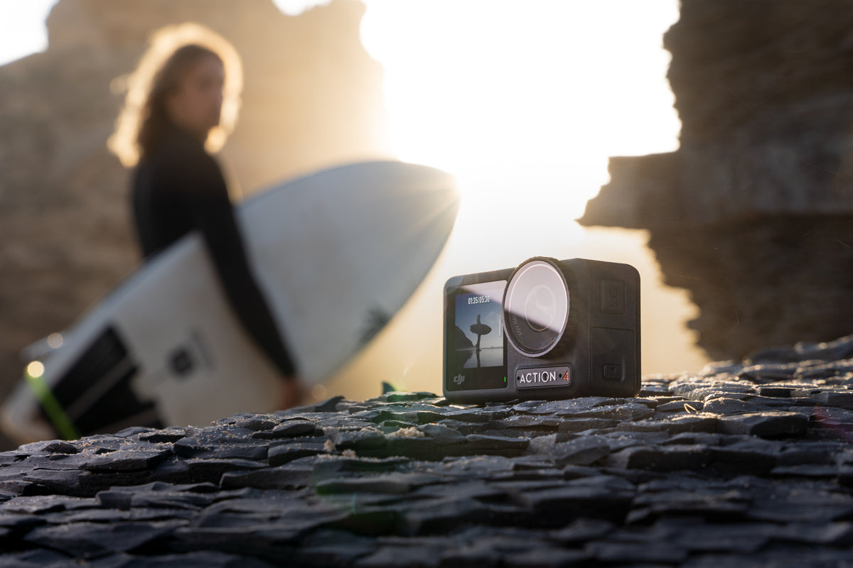 DJI Osmo Action 4 - Cámara de acción para grabar surf y deportes acuáticos