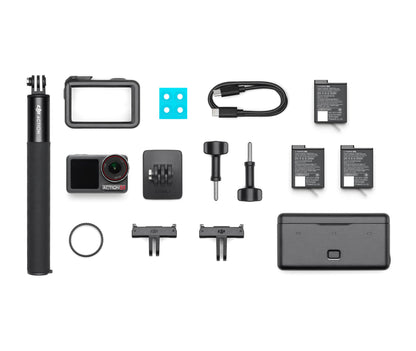DJI Osmo Action 5 Pro Pack Aventura con tres baterías y accesorios