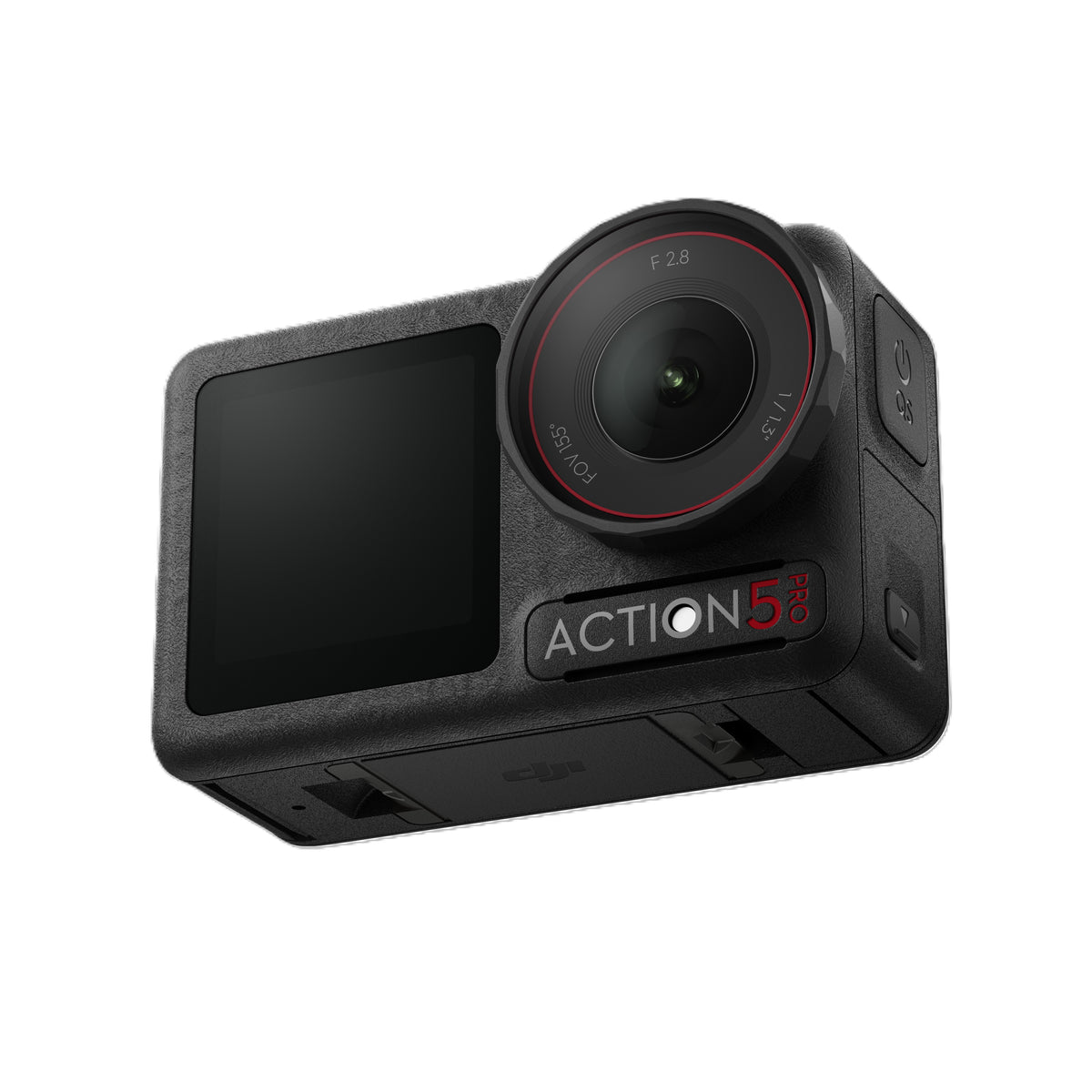 DJI Osmo Action 5 Pro - Vista lateral de la cámara de acción