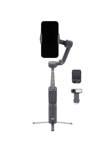 DJI Osmo Mobile 8P Advanced Tracking Combo - Estabilizador para smartphone con estabilización de imagen