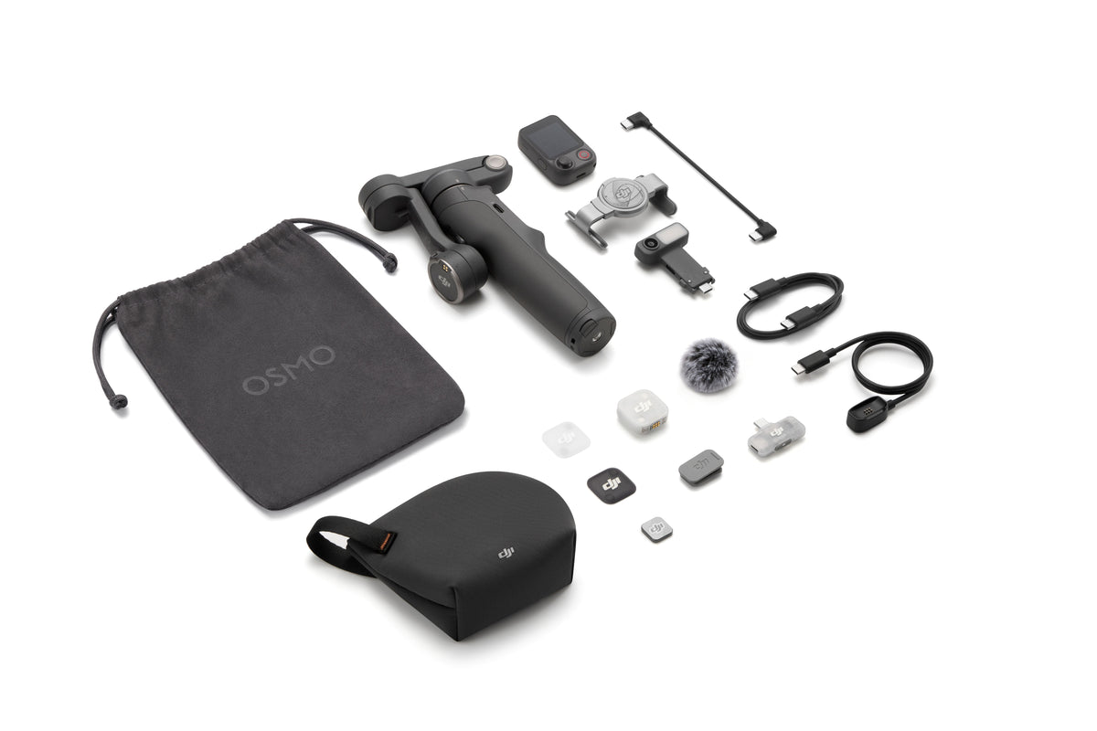 DJI Osmo Mobile 8P - Contenido de la caja y accesorios incluidos