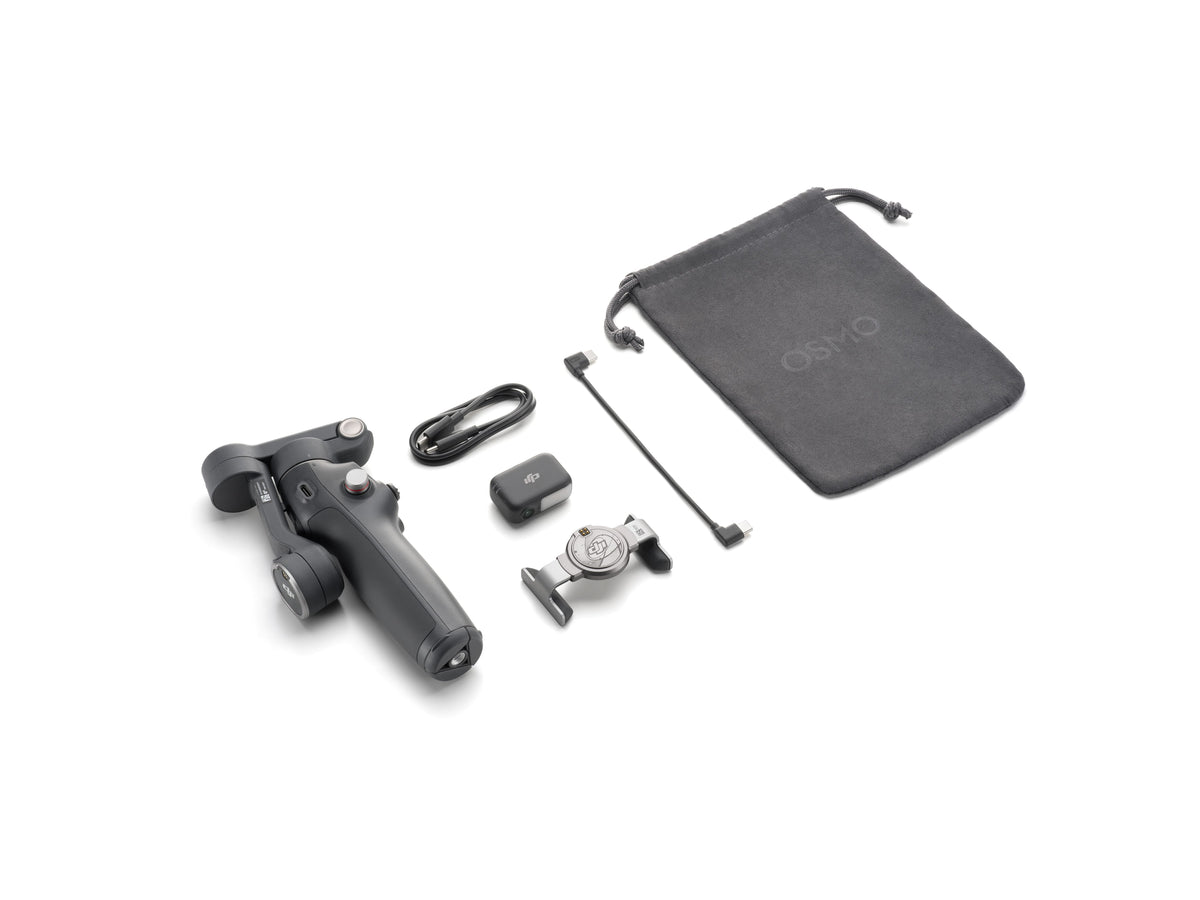 DJI Osmo Mobile 8 - Contenido de la caja y accesorios incluidos