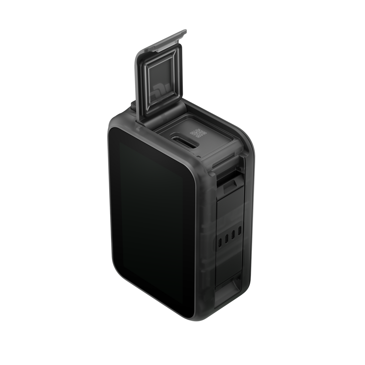 DJI Osmo Nano - Vista de los puertos y conexiones de la cámara portátil