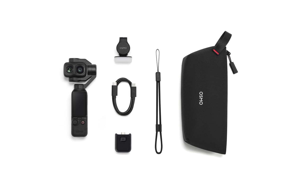 DJI Osmo Pocket 4 Pro - Contenido de la caja y accesorios incluidos