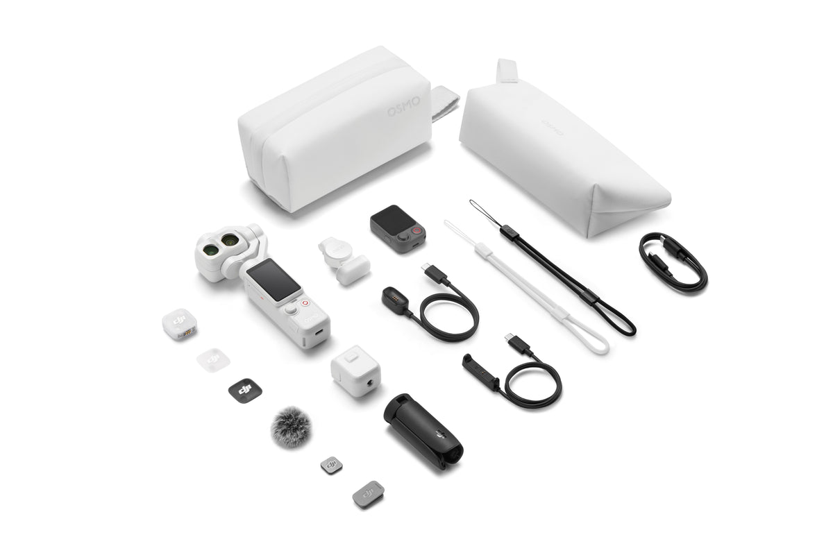 DJI Osmo Pocket 4 Pro - Contenido de la caja y accesorios incluidos