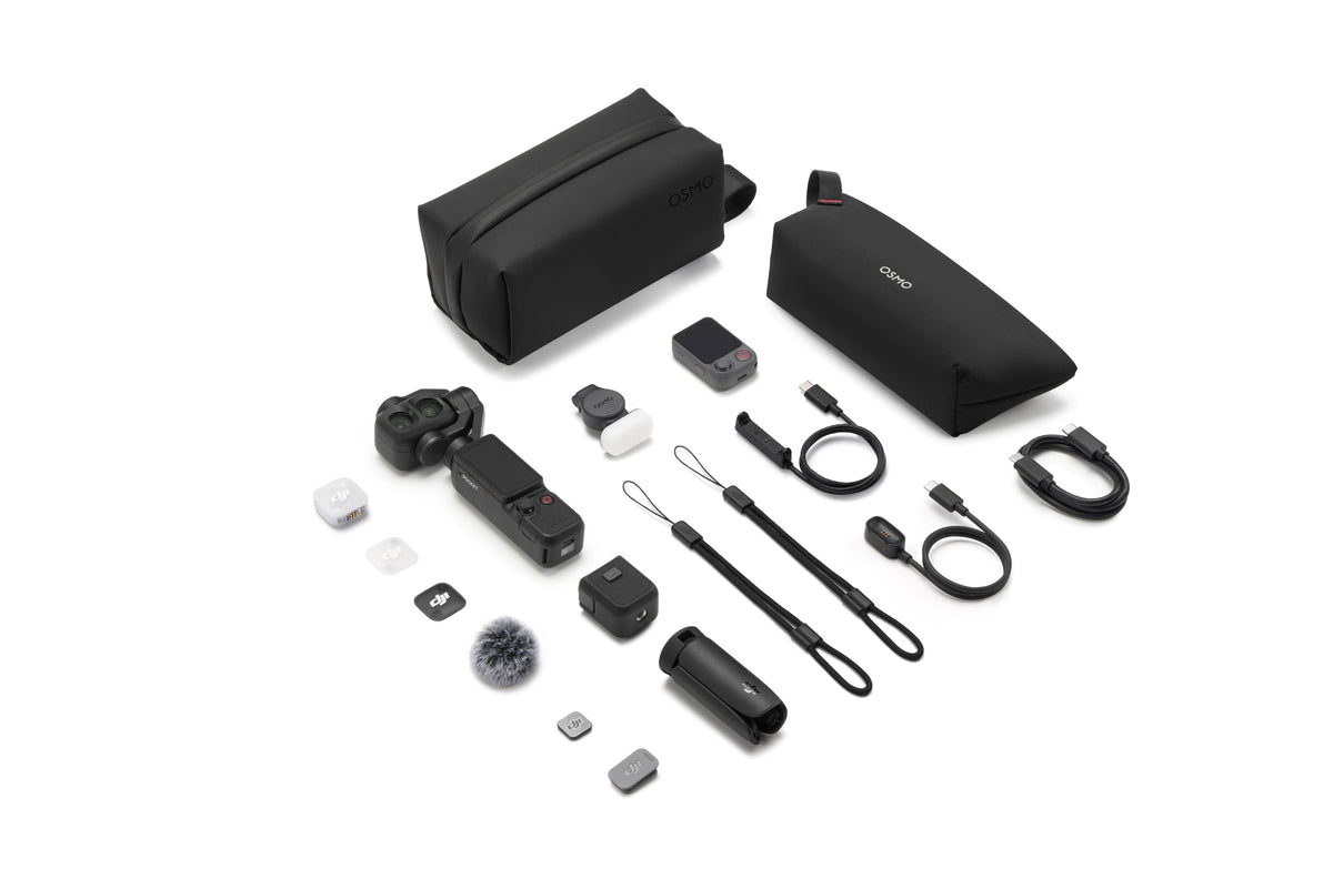 DJI Osmo Pocket 4 Pro - Contenido de la caja y accesorios incluidos