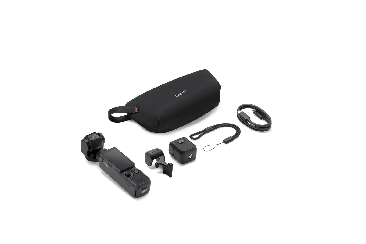 DJI Osmo Pocket 4 - Contenido de la caja y accesorios incluidos