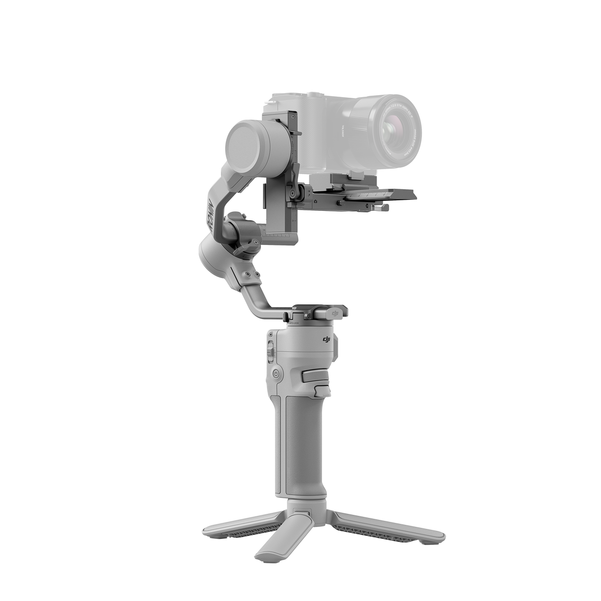 DJI RS 4 Mini - Vista lateral del estabilizador
