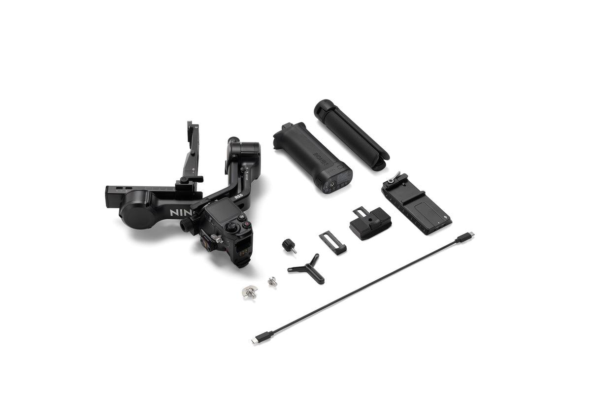 DJI RS 5 - Contenido de la caja y accesorios incluidos