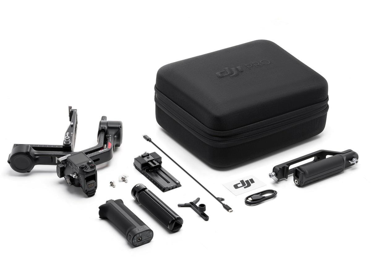 DJI RS 4 Pro - Contenido de la caja y accesorios incluidos