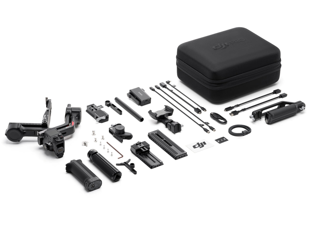 DJI RS 4 Pro Combo - Contenido de la caja y accesorios incluidos