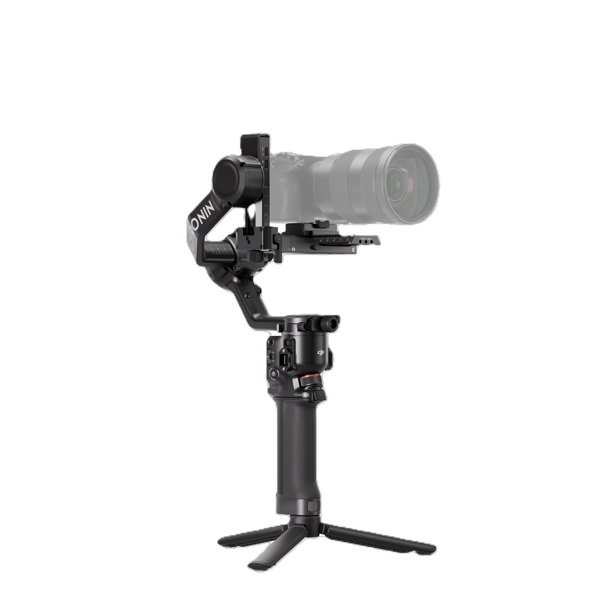 DJI RS 5 - Vista lateral del estabilizador para cámaras