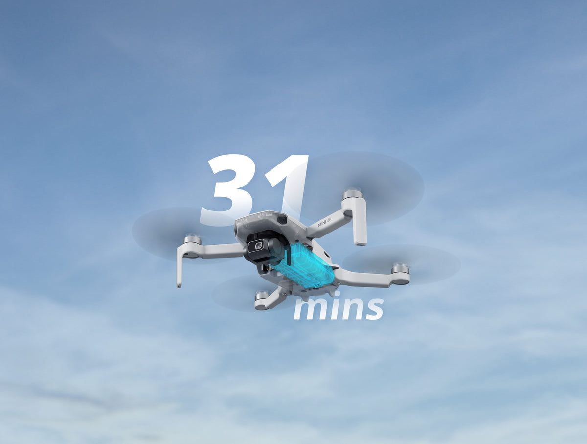 DJI Mini 4K - Cámara 4K con estabilización de imagen y funciones de vuelo