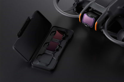 DJI Avata 2 ND Filters Set (ND8/16/32) - Filtro instalado en el dron DJI Avata 2