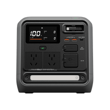 DJI Power 1000 Mini - Vista frontal con pantalla y puertos
