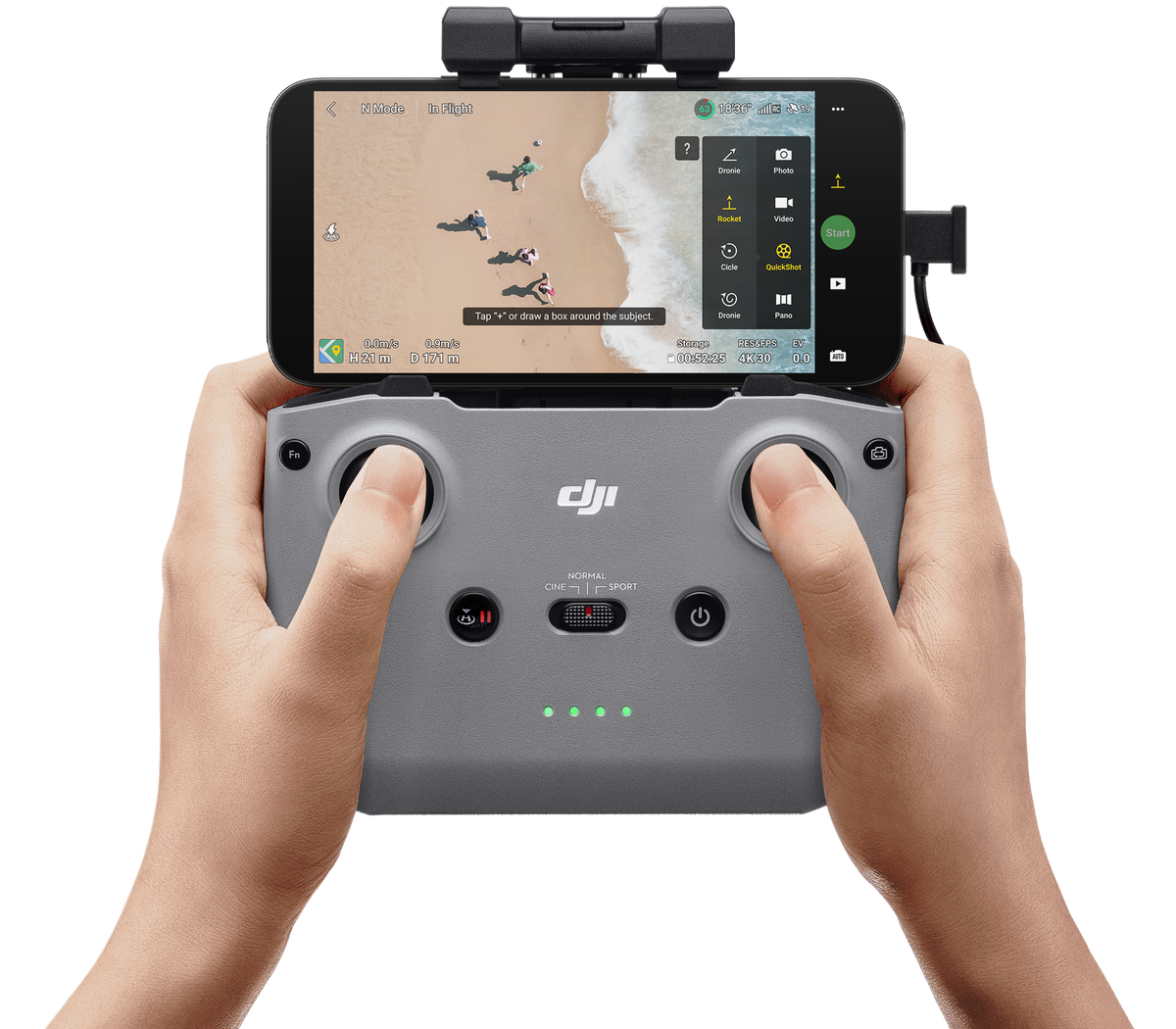 DJI Mini 4K - Cámara 4K con estabilización de imagen y funciones de vuelo