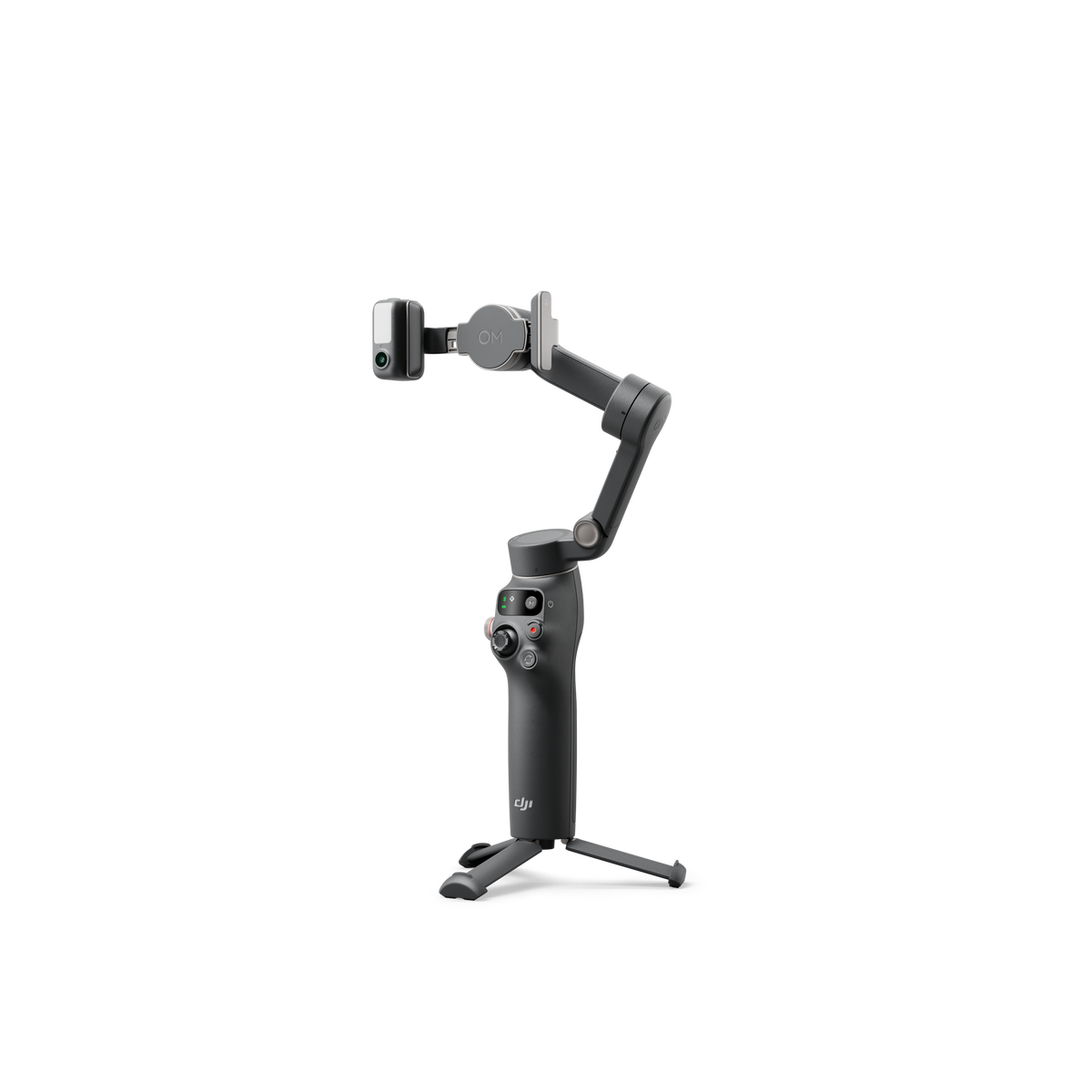 DJI Osmo Mobile 7P - Vista lateral del estabilizador para smartphone